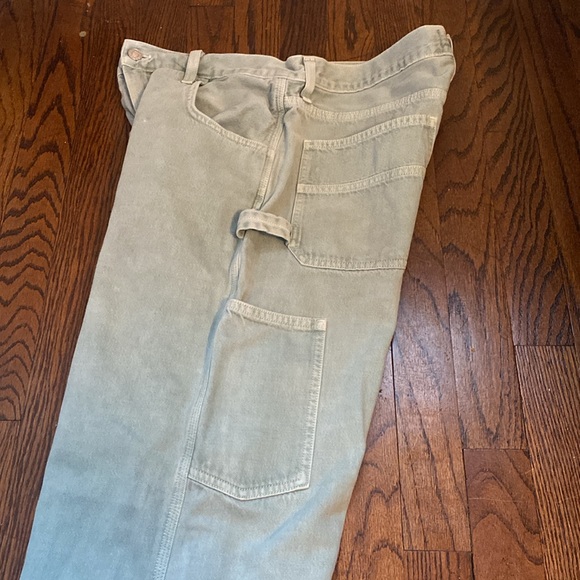 Light teal 90's inspired baggy jeans - Picture 3 of 13